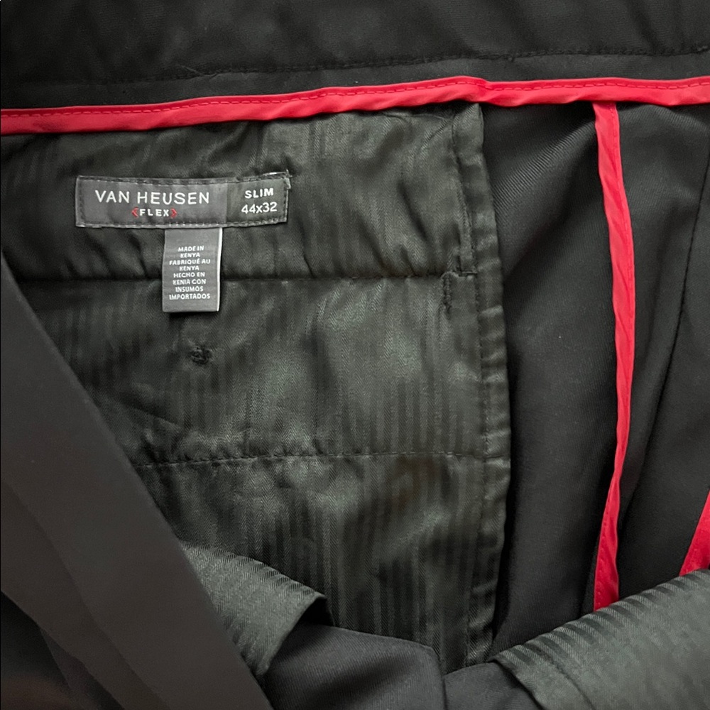 Van Heusen Black Blazer with Red Piping